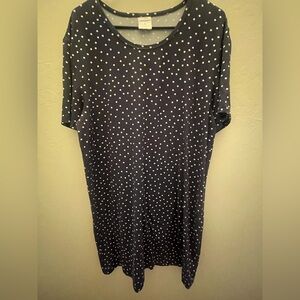Conomax Navy Polka Dot Lounge Dress size XL